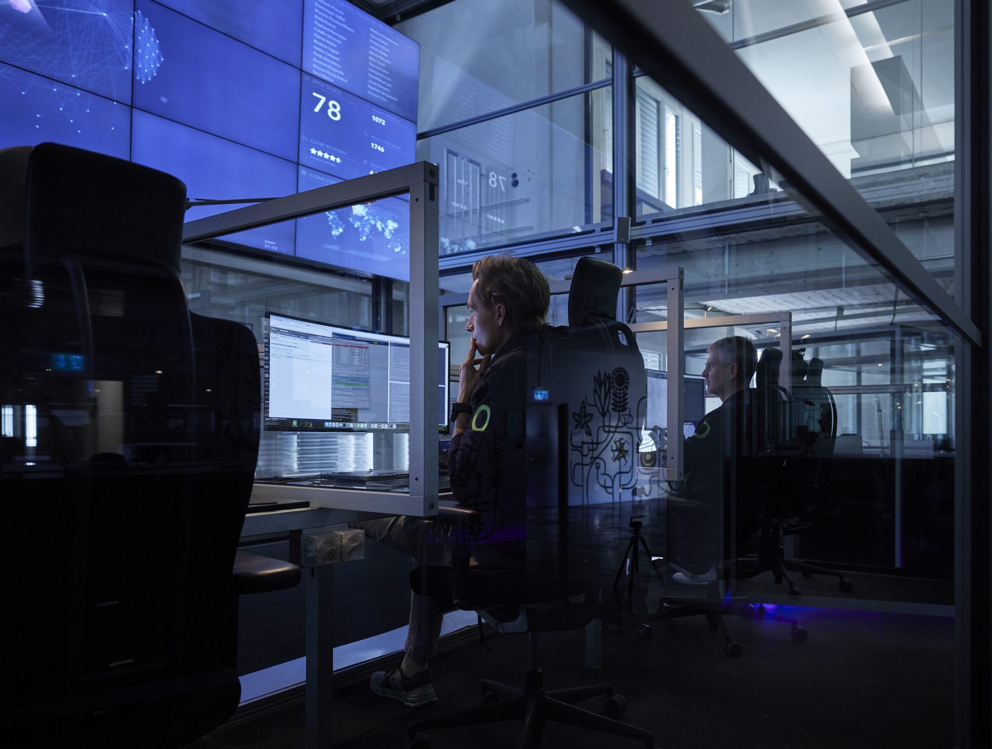 Open Systems engineers investigating correlated network detections